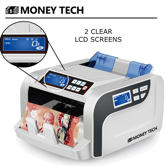 Compteur de billets Multi-devises – Machine de comptage de trésorerie 2820 UVMG