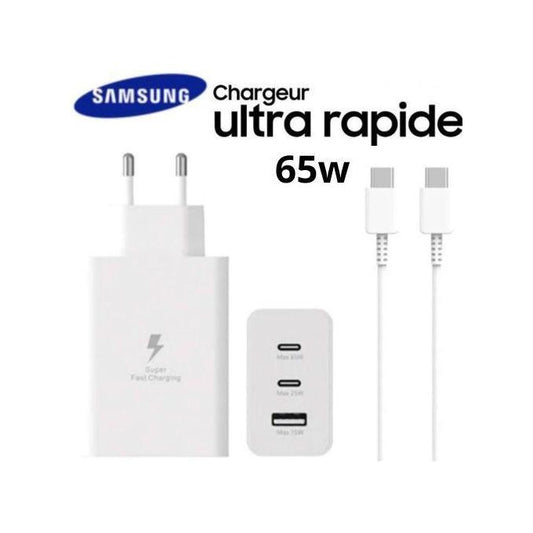 Adaptateur Secteur Samsung 65W PD Power Adapter Trio