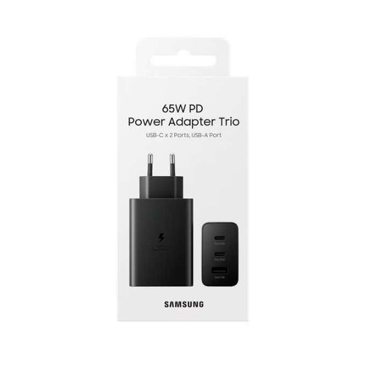 Adaptateur secteur trio Samsung de 65 W PD (Power Delivery)