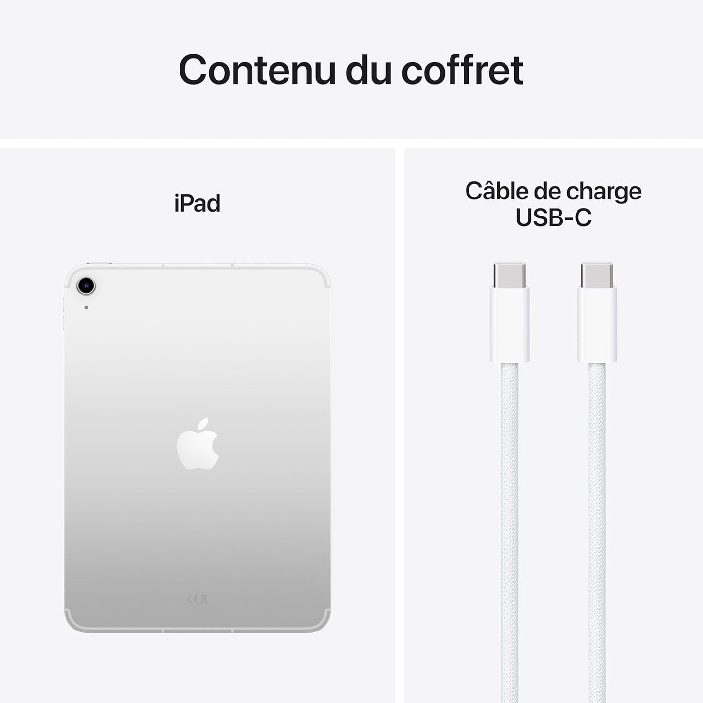 Apple iPad avec Puce A16 : Écran Liquid Retina 11 Pouces, 128 Go, Wi-FI 6 et connectivité cellulaire 5G