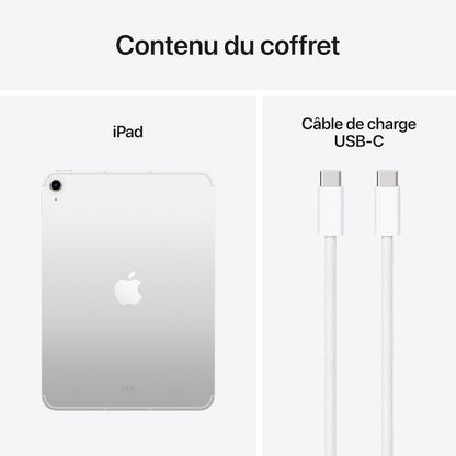 Apple iPad avec Puce A16 : Écran Liquid Retina 11 Pouces, 128 Go, Wi-FI 6 et connectivité cellulaire 5G