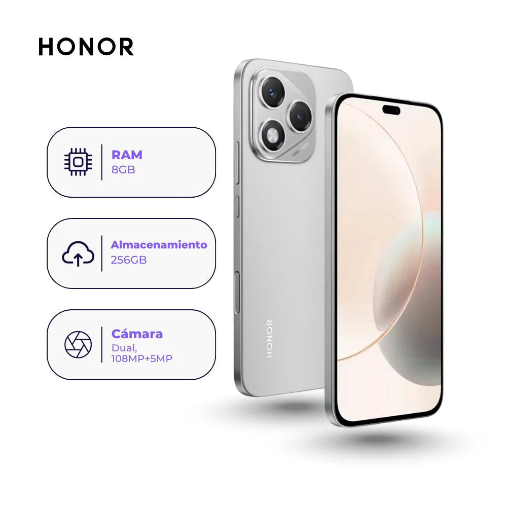 Honor 400 Lite 5G – 256 GB | Performance et grande capacité