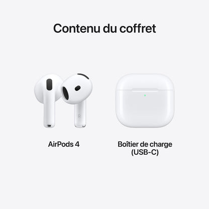 Apple AirPods 4 Officiel Active Noise Cancellation