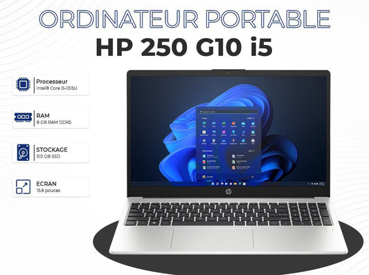 Ordinateur Portable HP 250 G10 – Intel Core i5